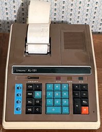 Vintage UNISONIC XL-131 Adding Machine - (BR2)