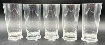 Hand-blown Drinking Glasses Lot Of 5 - (K6)