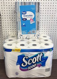 36 Pack Of Scott Toilet Paper And 4 Boxes Of Tissue - New In Packaging