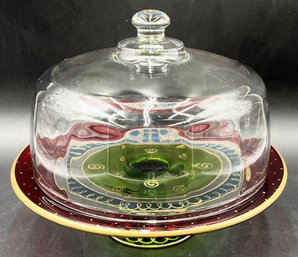 Glass Cake/Dessert Plate - (K11)