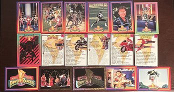 17 Power Ranger Collectable Trading Cards - 1994