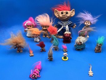 Lot Of 19 Vintage Troll Doll - (A5)
