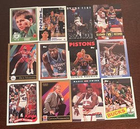 Over 300 Assorted NBA Basketball Trading Cards 1990-1995 (Skybox, Topps, Classic, Fleer)