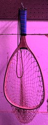 Vintage Wood WALKER Fishing Net - (BT)