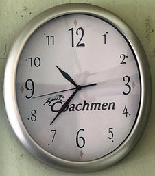 Vintage COACHMEN Plastic Wall Clock - (G)