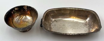 Vintage Silver Tone Dishes (SS5)