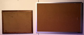 2 Cork Boards - (BT)