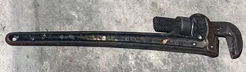 Vintage ERIE Tool Work 24' Plumbers Wrench - (G)