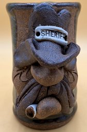 Ceramic Sheriff Mug - Artist Signed (K)