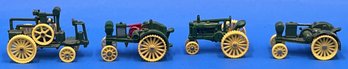 Lot Of 4 Green And Yellow Tractors JD2 - (A5)