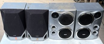 2 Pairs Of KOSS Speakers (Model #HH979)