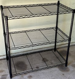 3 Shelf Wire Shelving Metal Storage Rack - (G)