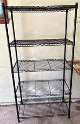 4 Shelf Wire Shelving Metal Storage Rack #1- (G)