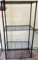 4 Shelf Wire Shelving Metal Storage Rack #2- (G)