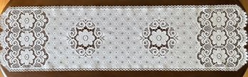 White Lace Coffee Table Runner - (LR)