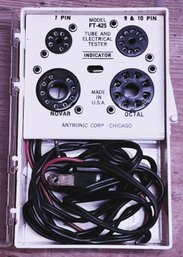 Vintage Antronic Corp Tube & Electrical Tester Model FT-425 - (BT)