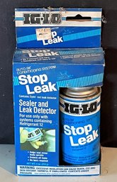 IG-LO Stop Leak Auto Airconditioning Sealer And Leak Detector New In Packaging - (G)