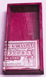 Small Wood Cigar Box From Espanosa Corp. -(BT)