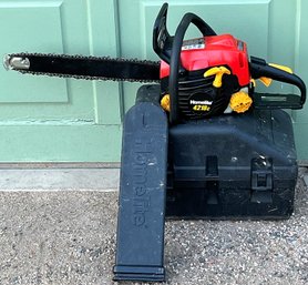HOMELITE 4218c Chainsaw With Case & Blade Guard - (G)