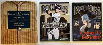 Baseball Anthology & Rockies Magazines - (LR)