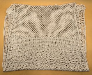 Ivory Coldwater Creek Womens Knit Wrap - (LR)