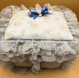 Handmade Floral Lace Box - (LR)