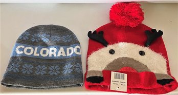 2 Winter Hats - 1 New With Tag