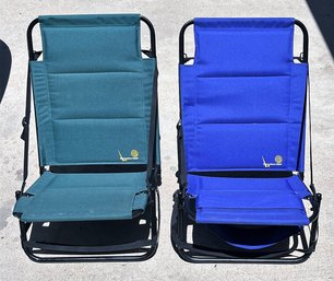 2 Foldable Carry Camping Chairs
