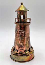 Copper Lighthouse With Music Box LH13