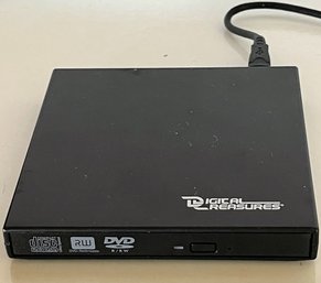 Digital Treasures Portable CD/DVD Add On Drive For Computer