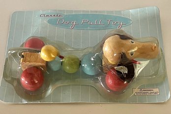 Wood Dog Pull Toy