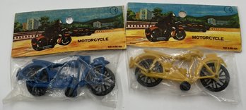 Lot Of 2 Vintage Motorcycle Toys - (TR)