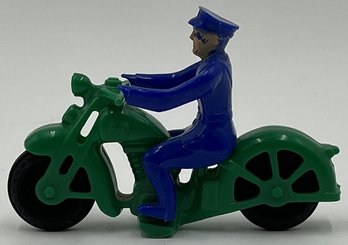 Vintage Hubley Toy Police Motorcycle - (TR)