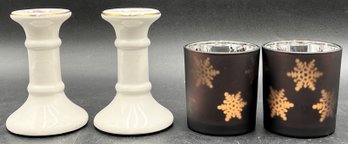 2 Sets Of Candle Holders - (K11)