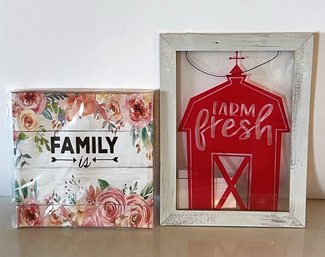 2 Special Moments Wall Art - New In Packaging