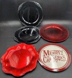 Acrylic Holiday Platters - (P)