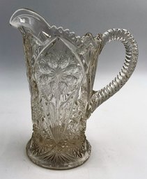 Vintage Imperial Glass Cut Crystal Pitcher G8