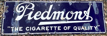 Vintage Piedmont Metal Sign - (S)