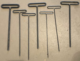 7 Piece T Handle Hex Wrenches - (G)