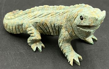 Carved Stone Lizard - (K8)