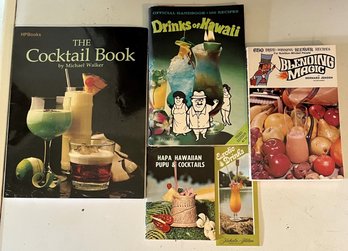 Drinks & Cocktails Books Lot Of 5 - (G)