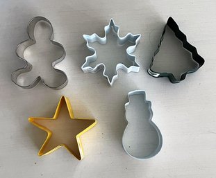 Lot Of 5 Cookie Cutters