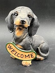 Welcome Dog Figurine