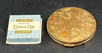 Vintage Dream Glo Face Powder And Compact