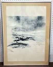 Vintage Framed Print Signed By Artist Christ-Janer, Albert William (American,1910-1973) - Metal Frame