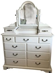 THOMASVILLE II Dresser With Jewelry Compartment & Mirror - Blond