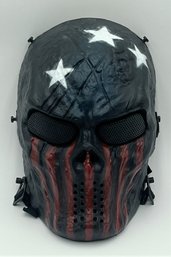 Full Face Skull Patriotic Airsoft Mask