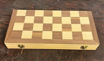 Foldable Portable Wood Chess Set