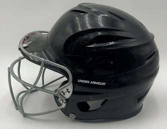 Under Armour Face Guard Baseball/Softball Helmet  (Model #UABH100) Size 6.5 To 7.5