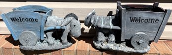 Donkey & Goat Planters (2 Plastic) - (O)